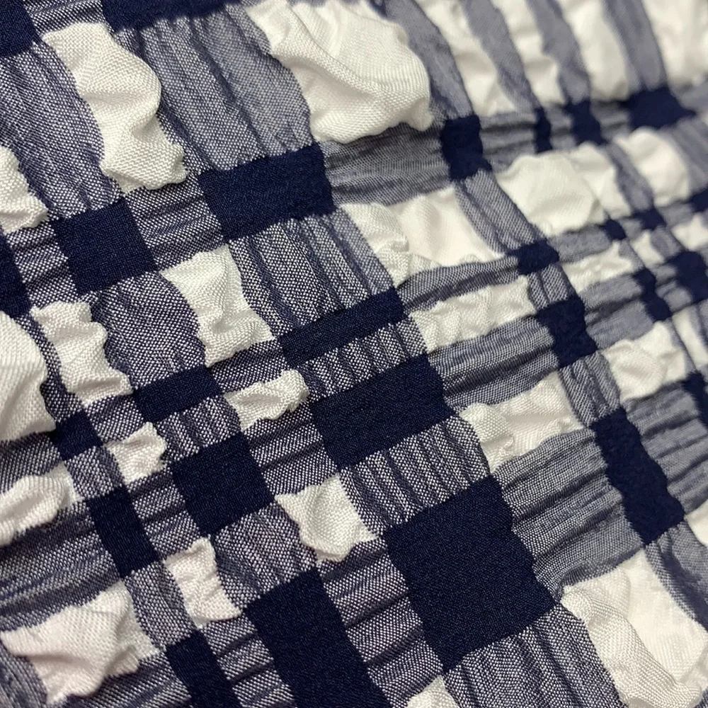 SOLID & STRIPES The Ginger Puckered Madras Bottom